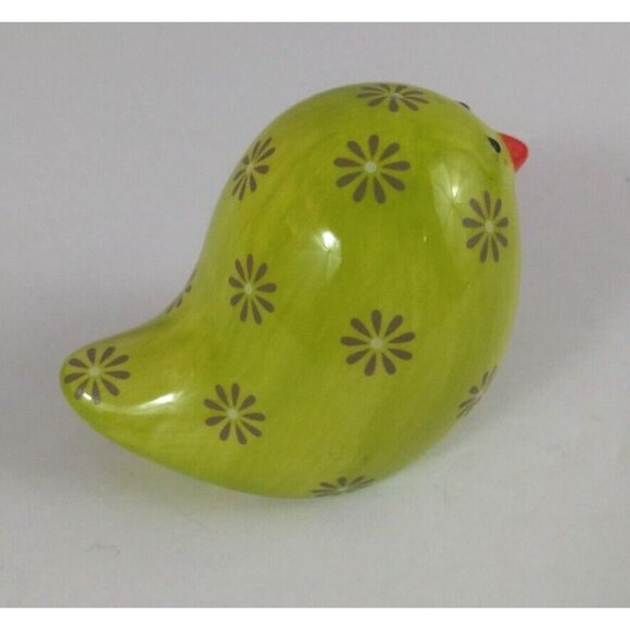 Tag Blue Polka Dot & Green Floral Spring Chicks 2" Salt & Pepper Shakers - Picture 9 of 13